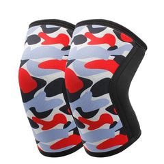 2 PCS 1 Pair 7mm Neoprene Sports Kneepads Compression Weightlifting Pressured Crossfit Training Knee Pads Support Women Men - SHOWLU FASHION STORE