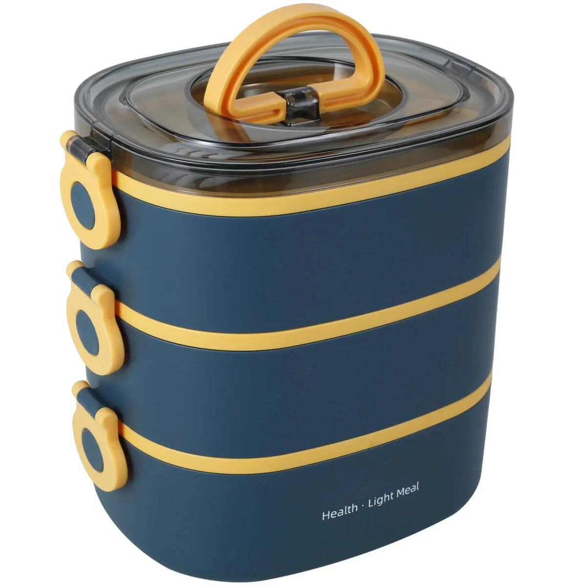 Willstar 2000ML Bento Lunch Box by SHOWLU FASHION STORE, 3-layer leakproof food container, microwave-safe for school and travel.