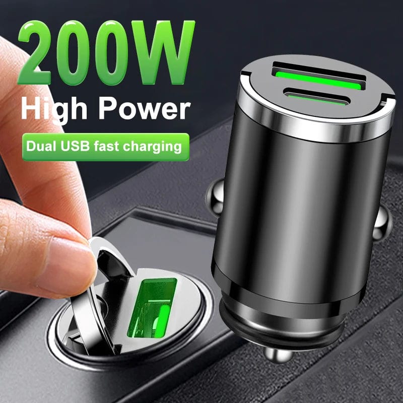 200W Mini Car Charger - SHOWLU FASHION STORE