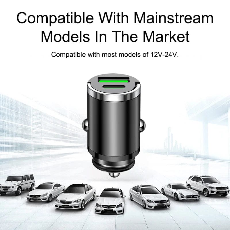 200W Mini Car Charger - SHOWLU FASHION STORE