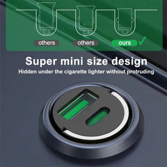 200W Mini Car Charger - SHOWLU FASHION STORE