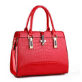 Showlu Crocodile Pattern Women's Shoulder Bag made of vintage PU leather with a stylish crocodile texture, perfect for everyday use.