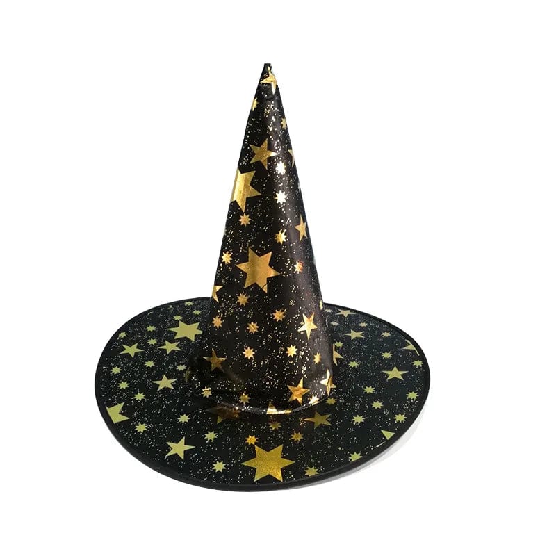 Black princess ball gown for girls with matching hat, perfect for Halloween cosplay, featuring elegant details and a regal style.