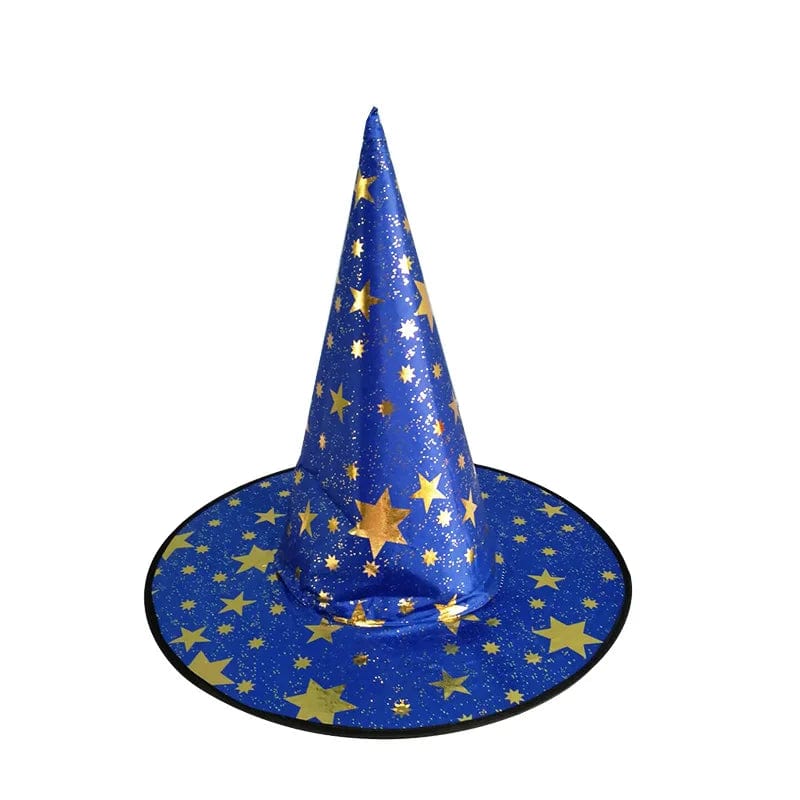 Black Halloween princess ball gown for girls with matching hat, featuring elegant design and costume details for kids' cosplay.