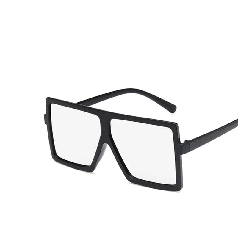 Heevoo Kids square sunglasses with UV400 mirror lenses, stylish eyewear for boys and girls, showing the colorful frame and mirrored lenses.