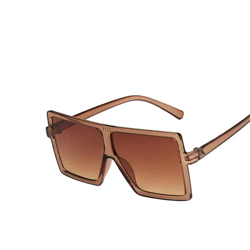 Heevoo Kids square sunglasses with UV400 mirror lenses, stylish eyewear for boys and girls, showing the colorful frames and lenses.