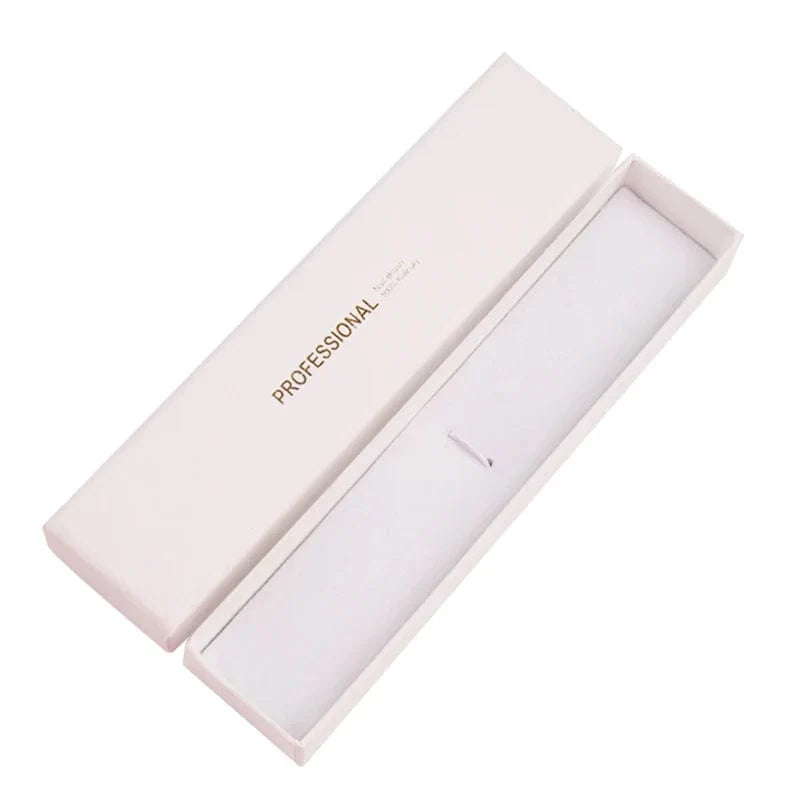 SeeJoy 100% Pure Kolinsky acrylic nail brush with aluminum handle, crimped round tip for precise nail art and application.