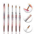 SeeJoy professional 100% Kolinsky sable acrylic nail art brush with metal handle and lid, size 8-18 for precise nail designs