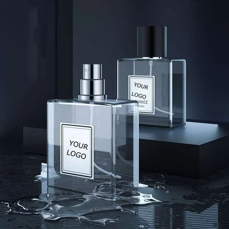 Showlu Long Lasting Men's Cologne Spray in sleek bottle, featuring custom private label perfume for men.