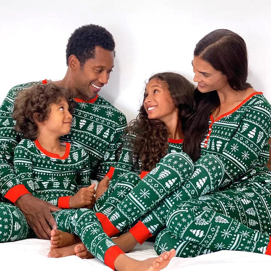 2023 Christmas Family Matching Pajamas Set Mother Father Kids Clothes Family Look Outfit Baby Girl Rompers Sleepwear Pyjamas - SHOWLU FASHION STORE