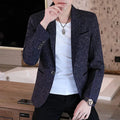 SHOWLU FASHION men's slim fit business blazer in polyester, featuring a stylish, tailored design for smart casual and business wear.