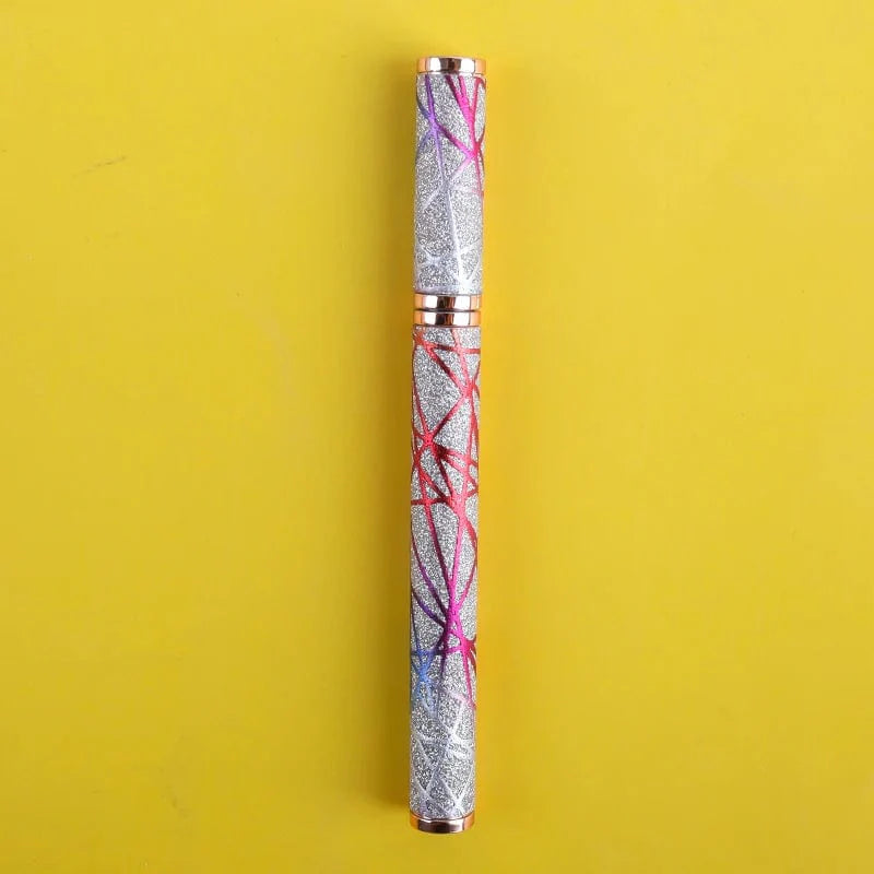 Showlu Waterproof Adhesive Eyeliner Pen in black and clear, with a sleek design for easy application and long-lasting hold.