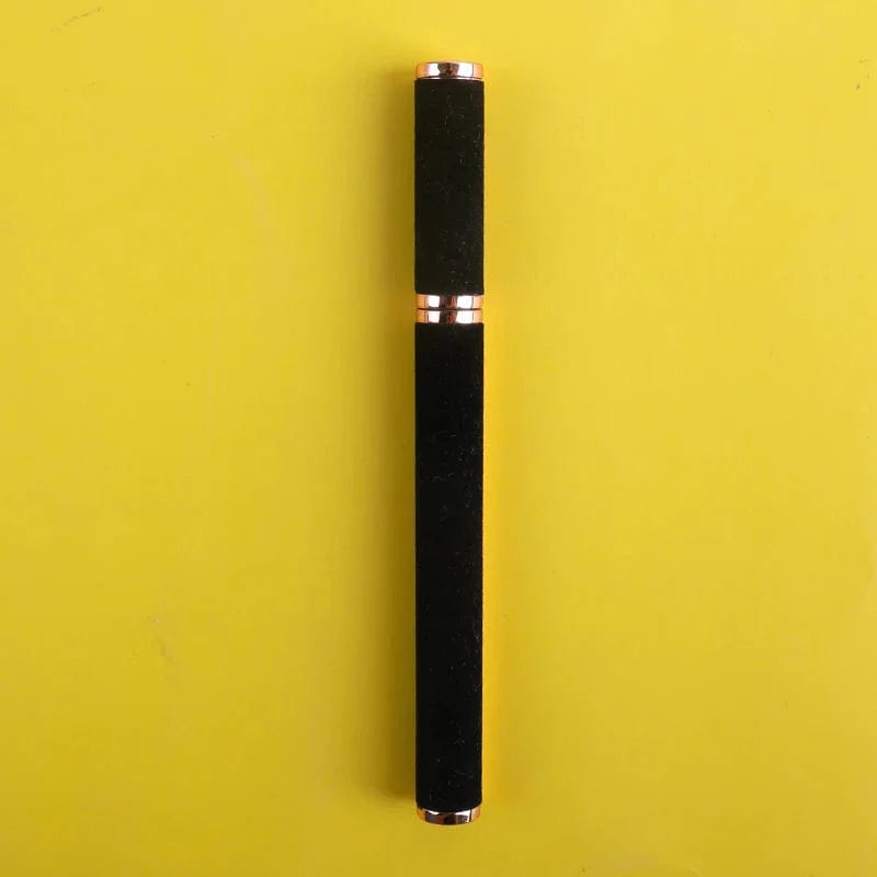 Showlu Waterproof Adhesive Eyeliner Pen in black and clear, with a sleek design for precise cosmetic application.