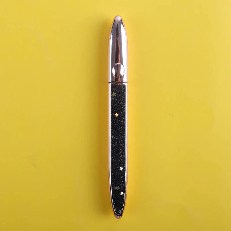 Showlu Waterproof Adhesive Eyeliner Pen in black and clear, with a sleek design for precise cosmetic application