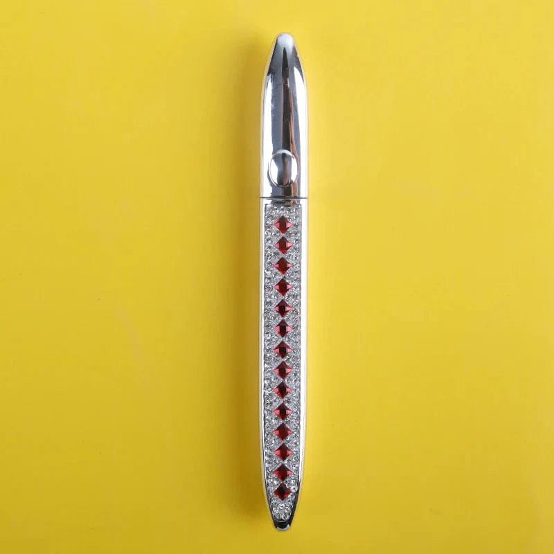Showlu Waterproof Adhesive Eyeliner Pen in black and clear, with a sleek design for precise application and secure hold.