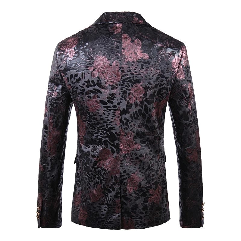 2023 New Men's Fashion European and American British Style Velvet Perm Leisure Officiate Gentleman Wedding Best Man Blazer - SHOWLU FASHION STORE