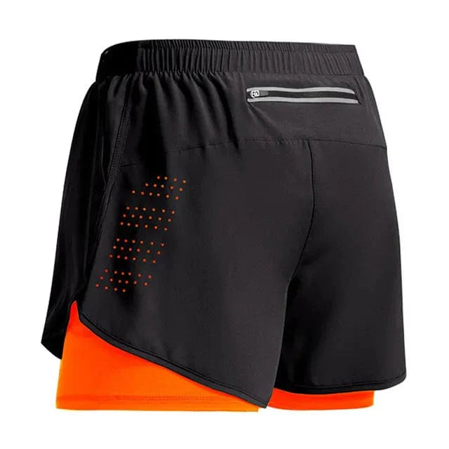 Men's 2-in-1 running shorts by ANSDANK, quick-dry gym training shorts with double deck design for summer workouts and jogging.