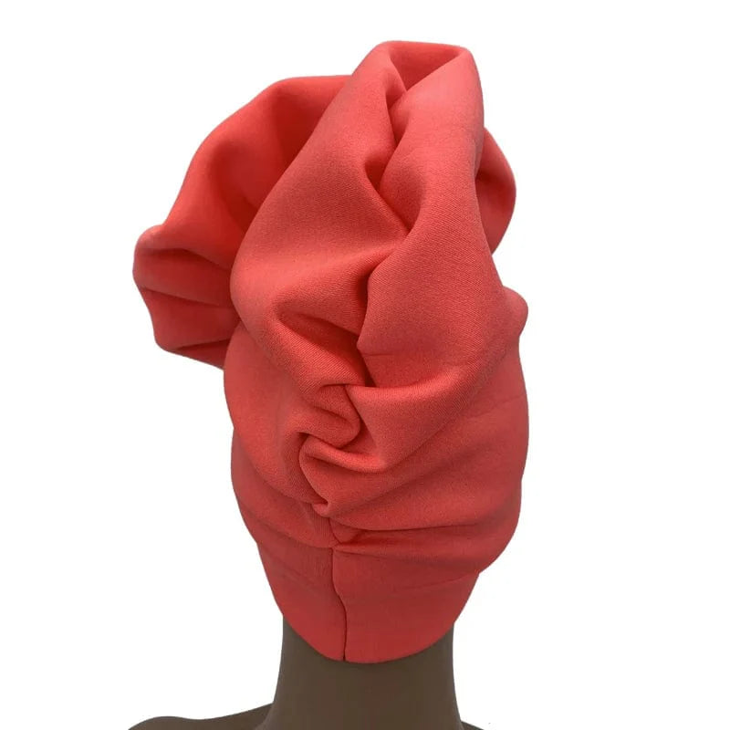 JJYANJIN women's big flower turban hat by Showlu Fashion, cotton Muslim hijab cap with diamonds, stylish head wrap for women.