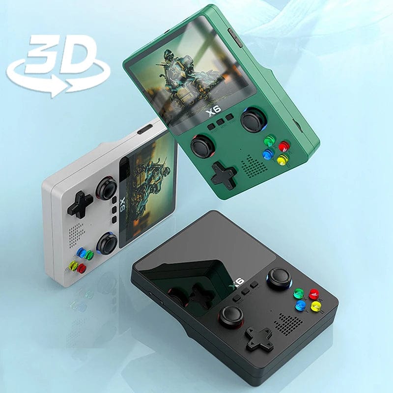 2023 X6 Portable Retro Game Console 4K 10000+ Games Box 3.5inch Mini Handheld Video Gaming Devices Player For Adults Kids Gifts - SHOWLU FASHION STORE