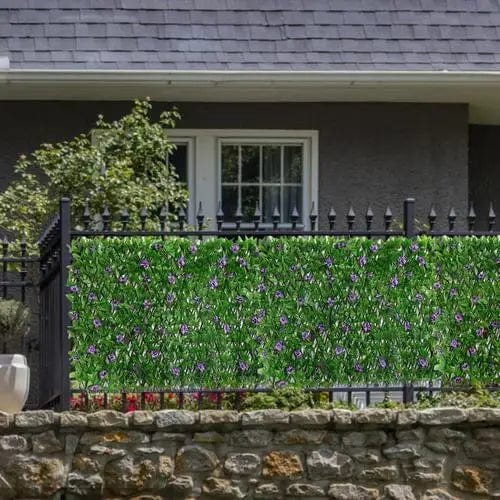 2024 Artificial Leaf Privacy Fence Screen Hedges Fence outdoor Fence Wall Landscaping Fence Garden Backyard Balcony Fence Panel - SHOWLU FASHION STORE