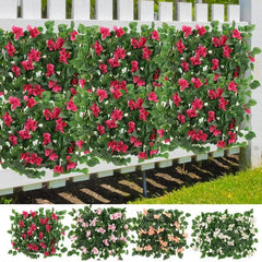 2024 Artificial Leaf Privacy Fence Screen Hedges Fence outdoor Fence Wall Landscaping Fence Garden Backyard Balcony Fence Panel - SHOWLU FASHION STORE