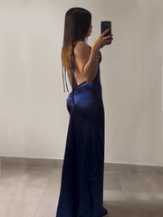 2024 Europe and the United States explosive new cross - border dress summer senior sense Y2K sexy halter Spice Girl dress - SHOWLU FASHION STORE