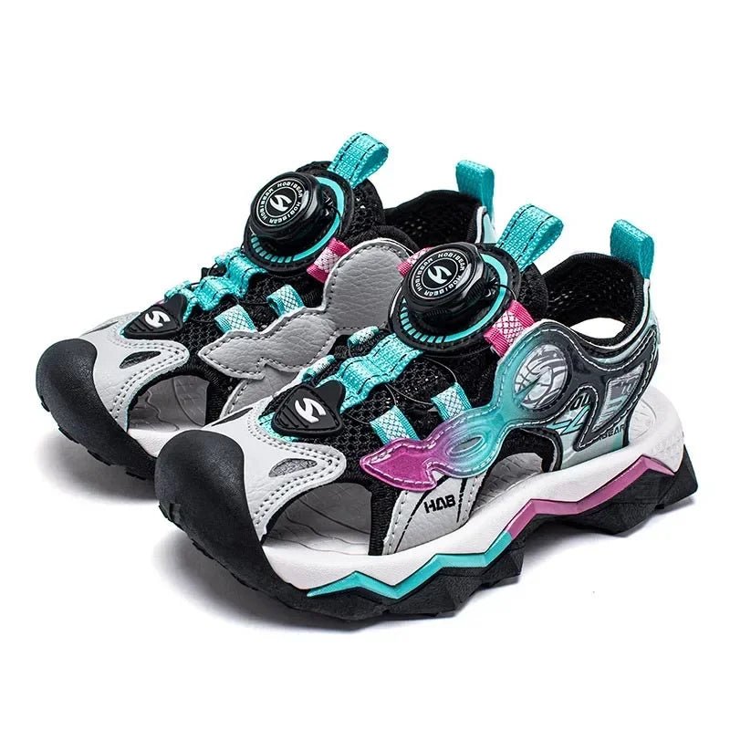 2024 Kids Sandals Shoes for Girls and Boys Children Summer Toddlers Sport Beach Sandals Breathe Closed Toe Outdoor Sport Sandals - SHOWLU FASHION STORE