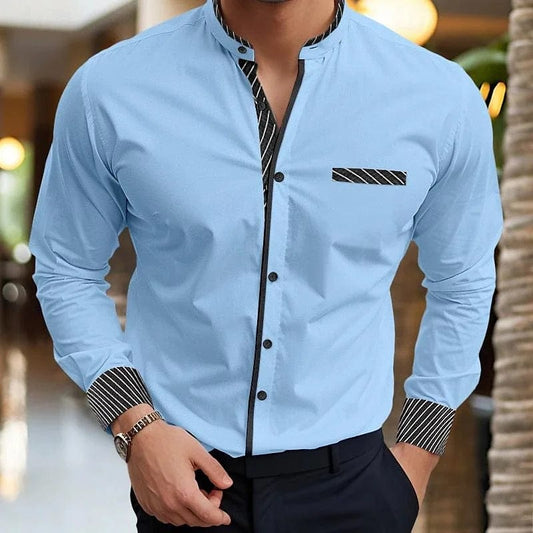 2024 new style 10 - color men's shirt 3D printing shirt business office clothing Hawaiian fashion casual breathable fabric - SHOWLU FASHION STORE