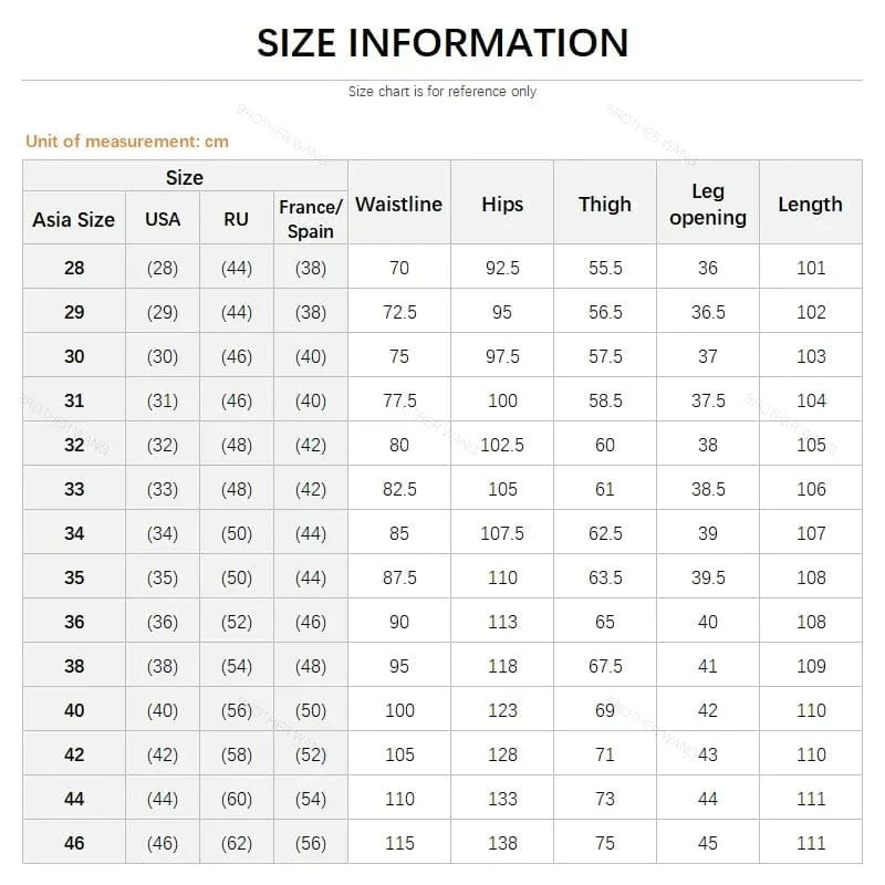 Brother Wang men's summer thin straight-leg jeans in lightweight denim with elastic waistband, casual and comfortable for warm weather.