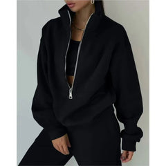 2024 Tracksuit Set Stylish Autumn And Winter New Fashion Comfortable Warm Two - piece Sets For Sports Casual Women's Clothing - SHOWLU FASHION STORE