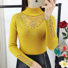 2025 Autumn Winter Women's Sweater Long Sleeve Loose Pullovers Sweaters Jumper Knitwear Korean Female Warm Sweaters Tops - SHOWLU FASHION STORE