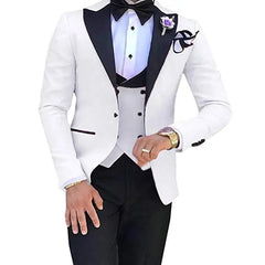 2025 Latest Pink Men Suit For Men Business Suits Casual Suits Terno Masculino Men Clothing Groom Tuxedos 3PCS(Blazer+Pants+Vest) - SHOWLU FASHION STORE