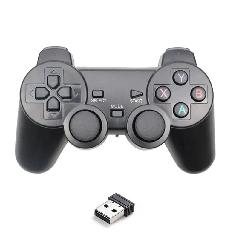 Wireless Game Controller for PS3, PC, Android, and TV Box by Showlu Fashion Store, with dual joysticks and ergonomic buttons.