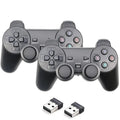 Wireless game controller for PS3, PC, Android, and TV Box with dual joysticks and ergonomic design, by Showlu Fashion Store.