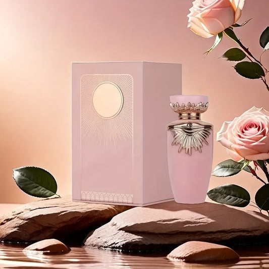 Arab Middle Eastern men's and women's perfume, luxurious fragrance spray, long-lasting fragrance, 3.4 oz/100 ml, floral and fruity scent, portable perfume, suitable for office, work, dating and daily life, perfect choice for