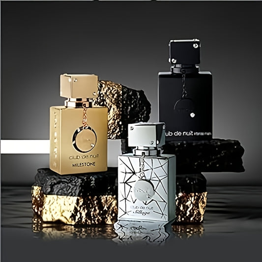 Armaf Nightclub 3 Bottle Gift Set Perfume (1.01oz×3) Each Bottle Offers Long-lasting Fragrance, Perfect For Parties, And Everyday Occasions. With One Set In Hand, Embrace Your Charm Effortlessly! The Gift Box Packaging Makes