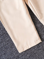 2pcs Baby's Classic Trendy Embroidery Shirt & Pants, Toddler & Infant Boy's Clothing Set For Spring Fall - SHOWLU FASHION STORE