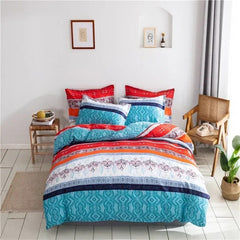 2pcsHui - 85 Spring and summer thickened brushed four - piece bed sheet quilt cover home textile bedding - SHOWLU FASHION STORE