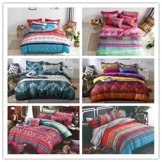 2pcsHui - 85 Spring and summer thickened brushed four - piece bed sheet quilt cover home textile bedding - SHOWLU FASHION STORE