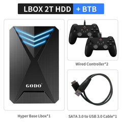 2T Launchbox HDD Retro Game Consoles For PS4/PS3/Gamecube/PS2/Wii/Wiiu/Sega Saturn/DC/PS1 With 4200+ Games For Windows PC/Laptop - SHOWLU FASHION STORE