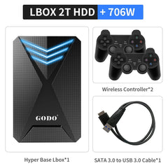 2T Launchbox HDD Retro Game Consoles For PS4/PS3/Gamecube/PS2/Wii/Wiiu/Sega Saturn/DC/PS1 With 4200+ Games For Windows PC/Laptop - SHOWLU FASHION STORE