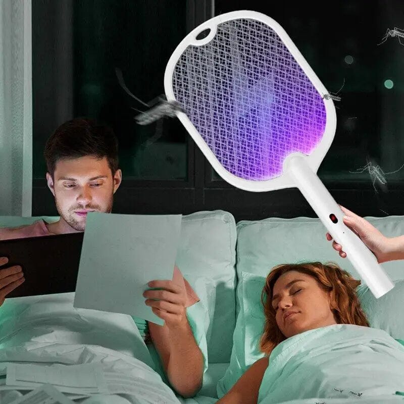 3 In 1 Electric Mosquito Swatter Mosquito Killer Lamp Killer Insect Killer 3000V Type - C Rechargeable Mosquito Killer Fly Killer - SHOWLU FASHION STORE