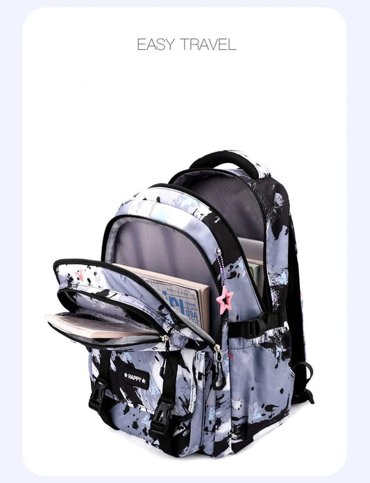 3 PCS Camouflage Design Kids Backpacks for Girls School Bag with Lunch Box purse Cute Bookbag Kids Backpack waterproof schoolbag - SHOWLU FASHION STORE