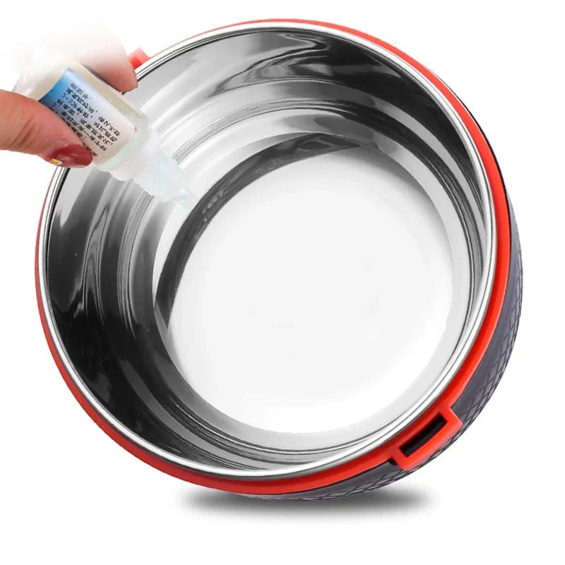 SHOWLU stainless steel bento box, leakproof thermal lunch container for kids, microwave-safe, portable food storage for school and picnics