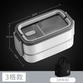 SHOWLU stainless steel bento lunch box with 12 layers, leakproof, microwave-safe food container for adults and kids.