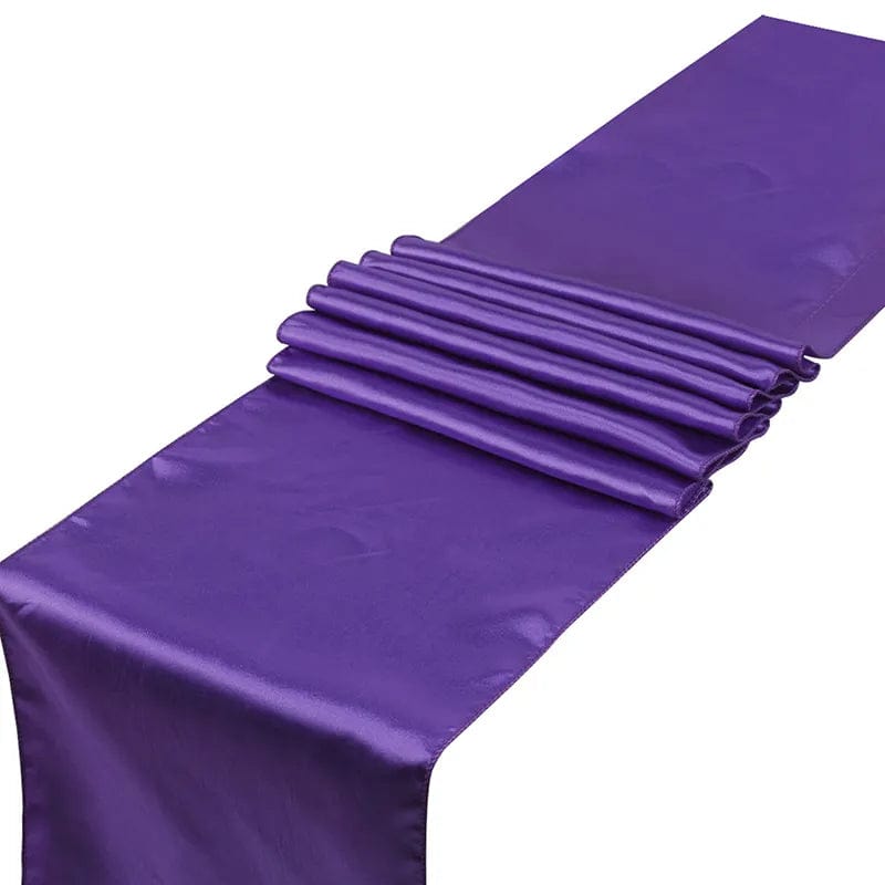 30cmx275cm(12*108inch) Satin Table Runner Banquet Wedding for Party Event Home Decoration Supply Table Cover Runner Tablecloth - SHOWLU FASHION STORE