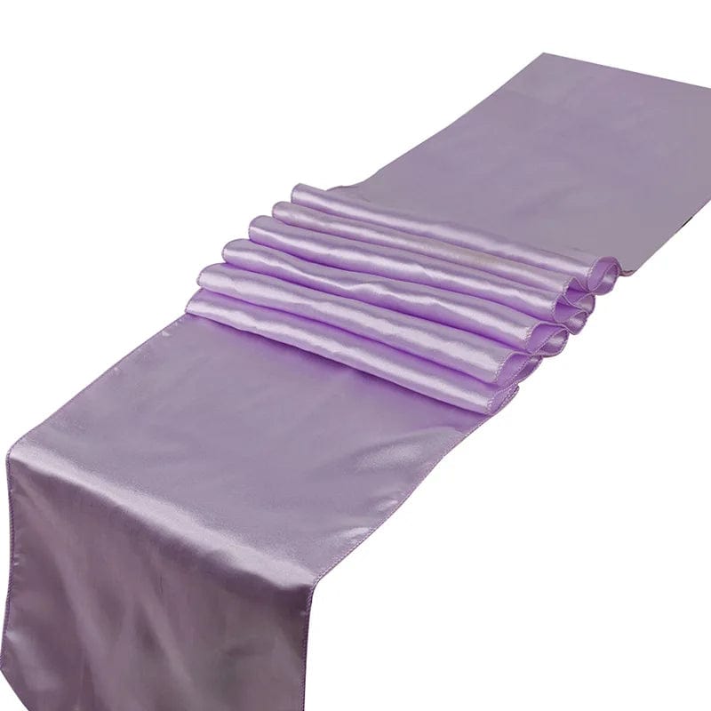 30cmx275cm(12*108inch) Satin Table Runner Banquet Wedding for Party Event Home Decoration Supply Table Cover Runner Tablecloth - SHOWLU FASHION STORE