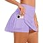 Showlu Smart General Stelle women's high-waisted tennis and golf skirt with pockets, featuring a sporty, comfortable design.