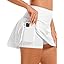 Showlu Smart General Stelle women's high-waisted tennis and golf skirt with functional pockets, made from sporty, breathable fabric.