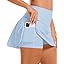 Showlu Smart General Stelle women's high-waisted tennis and golf skirt with pockets, featuring a stylish and functional design.